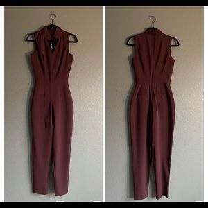 Brand New WHBM Purple Maroon Jumpsuit